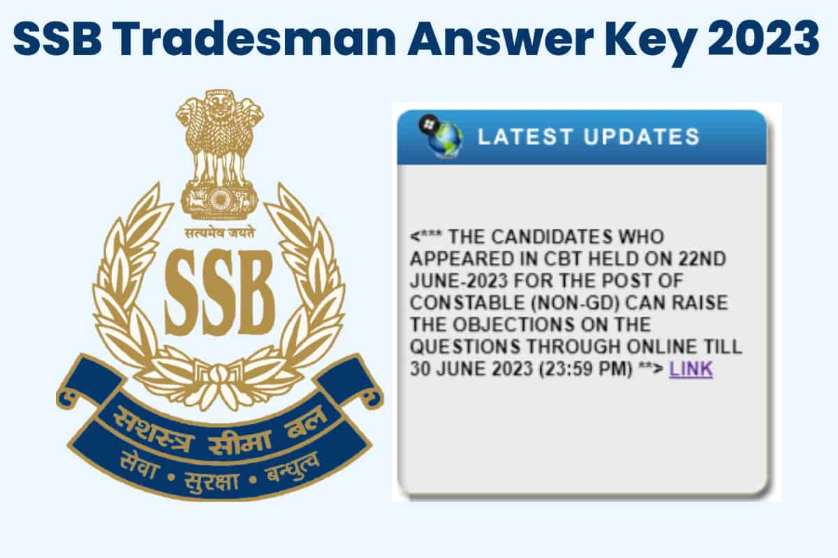 SSB-Tradesman-Answer-Key